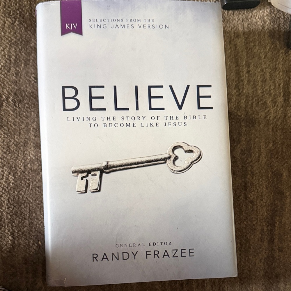 Believe Book with Key Design Cover